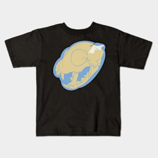 Cat Scull and Silk Moth Kids T-Shirt